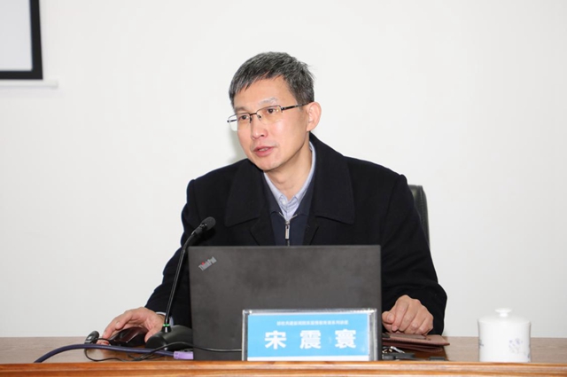 自治区党委宣传部宋震寰副部长到我校作国情教育课讲座