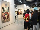 “大路西行——第二届中国油画作品展全国巡展（南宁站）”在我校开幕
