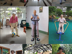 离退处举办广西艺术学院老年体协分会2022年“喜迎二十大 永远跟党走”体育健身活动