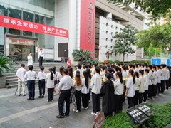 继承先辈遗志 传承广艺精神——我校开展清明祭扫活动