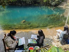 ​“一墨双城——2023年桂澳学生写生交流活动”在桂林举办