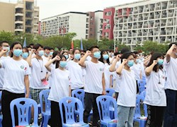 壮美青春 绿色无毒”广西2021年禁毒防艾宣传月活动启动仪式在我校举办